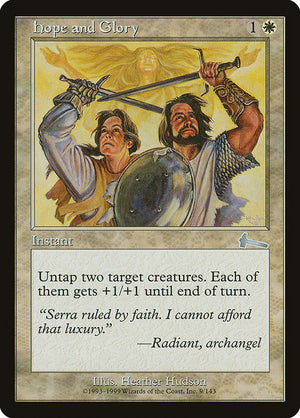 Hope and Glory (9) [Urza's Legacy]