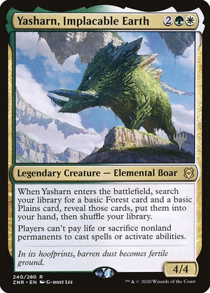 Yasharn, Implacable Earth (240p) [Zendikar Rising Promos]