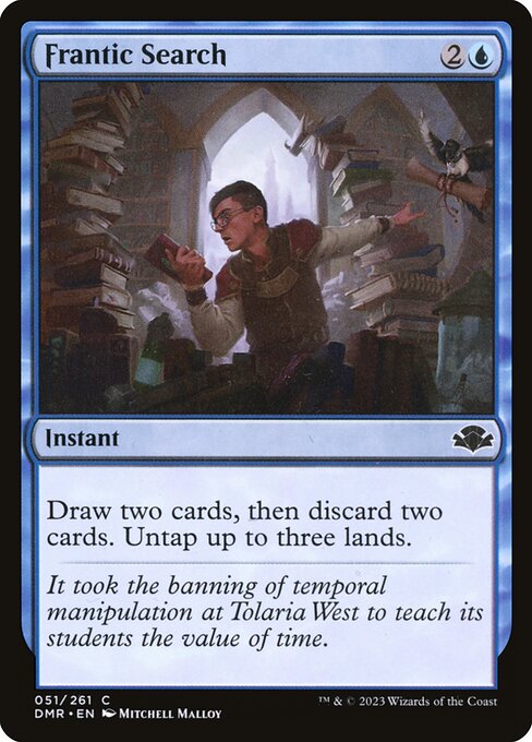 Frantic Search (51) [Dominaria Remastered]