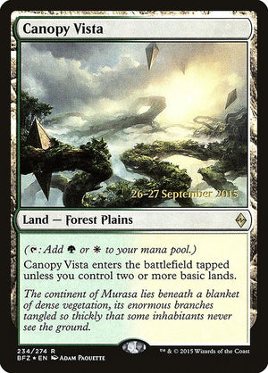 Canopy Vista (234s) [Battle for Zendikar Promos]