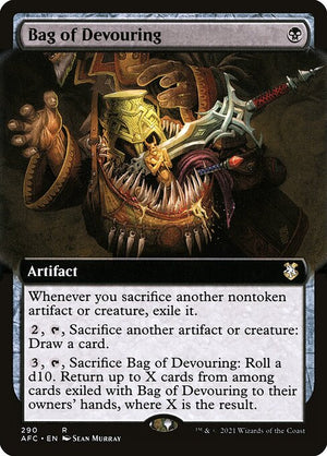 Bag of Devouring (290) [Forgotten Realms Commander] [Extended Art]