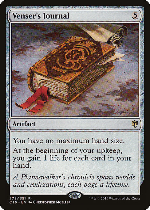 Venser's Journal (279) [Commander 2016]