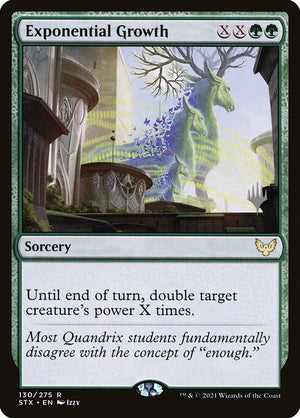 Exponential Growth (130p) [Strixhaven: School of Mages Promos]