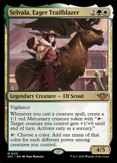 Selvala, Eager Trailblazer (231) [Outlaws of Thunder Junction]