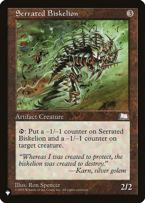 Serrated Biskelion (WTH-156) [The List]