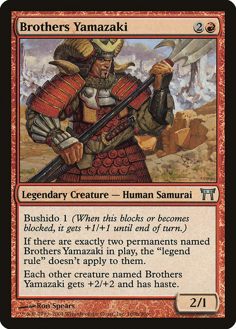 Brothers Yamazaki (160b) [Champions of Kamigawa]