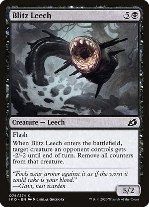 Blitz Leech (74) [Ikoria: Lair of Behemoths]