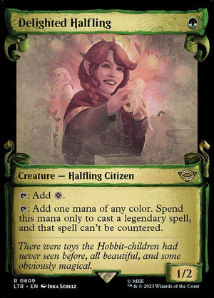 Delighted Halfling (609) [The Lord of the Rings: Tales of Middle-earth] [Showcase]