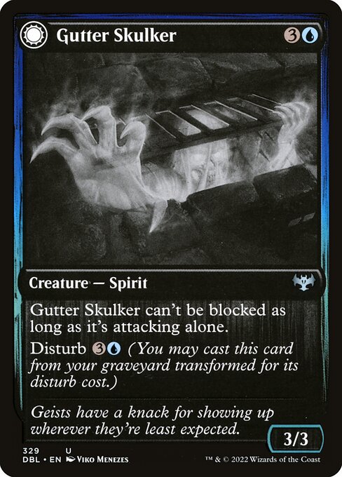 Gutter Skulker // Gutter Shortcut (329) [Innistrad: Double Feature]