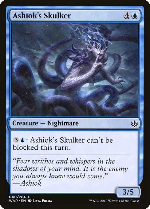 Ashiok's Skulker (40) [War of the Spark]