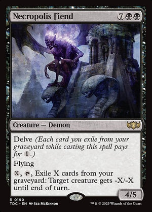 Necropolis Fiend (190) [Tarkir: Dragonstorm Commander]