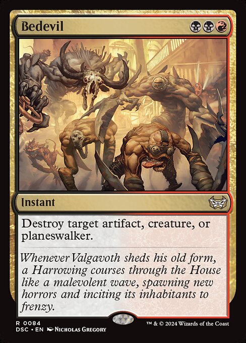 Bedevil (84) [Duskmourn: House of Horror Commander]