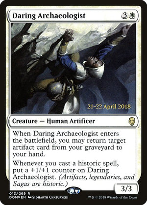 Daring Archaeologist (13s) [Dominaria Promos]