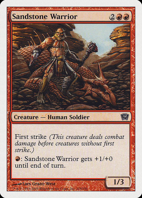 Sandstone Warrior (215) [Ninth Edition]
