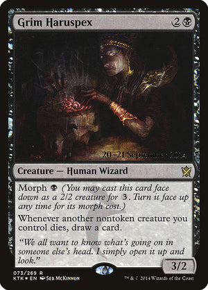 Grim Haruspex (73s) [Khans of Tarkir Promos]