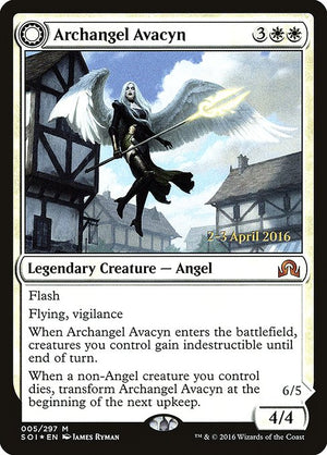 Archangel Avacyn // Avacyn, the Purifier (5s) [Shadows over Innistrad Promos]