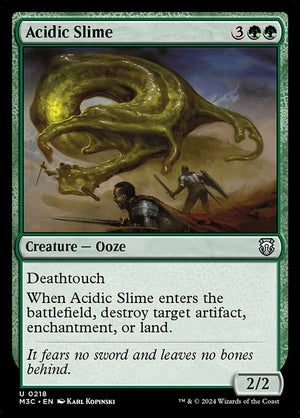 Acidic Slime (218) [Modern Horizons 3 Commander]