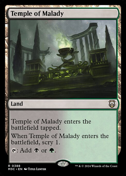 Temple of Malady (388) [Modern Horizons 3 Commander]