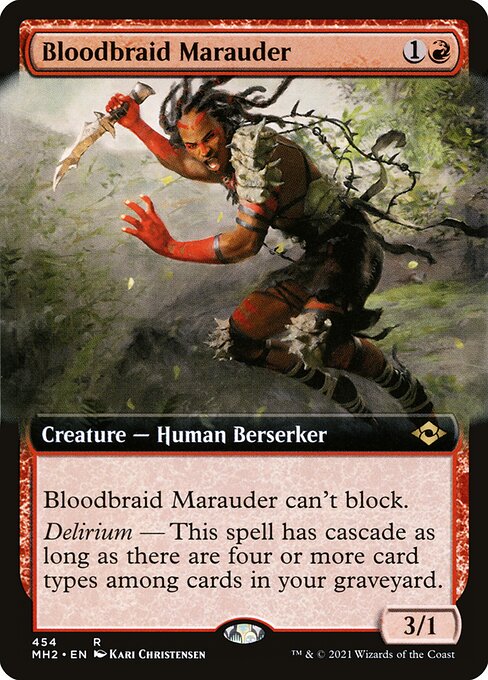 Bloodbraid Marauder (454) [Modern Horizons 2] [Extended Art]