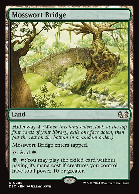 Mosswort Bridge (288) [Duskmourn: House of Horror Commander]