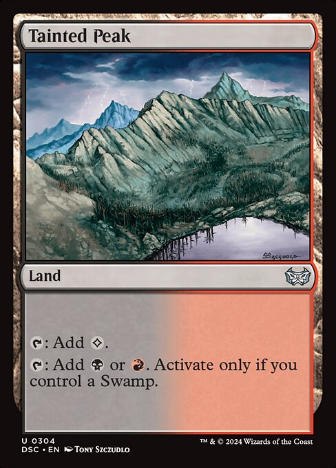 Tainted Peak (304) [Duskmourn: House of Horror Commander]