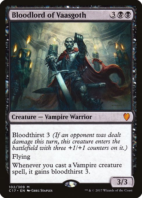 Bloodlord of Vaasgoth (102) [Commander 2017]