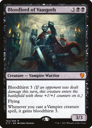 Bloodlord of Vaasgoth (102) [Commander 2017]