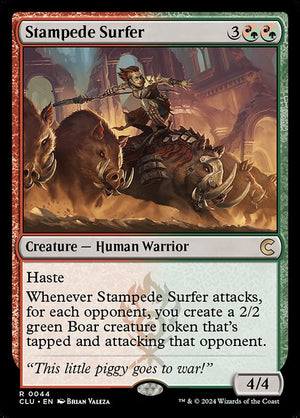 Stampede Surfer (44) [Ravnica: Clue Edition]
