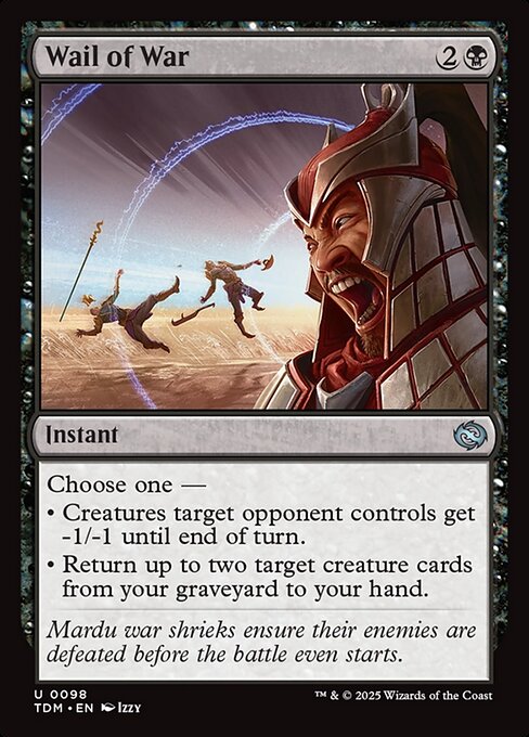 Wail of War (98) [Tarkir: Dragonstorm]