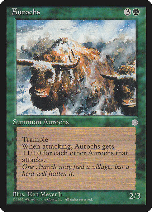 Aurochs (225) [Ice Age]