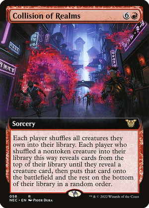 Collision of Realms (58) [Neon Dynasty Commander] [Extended Art]