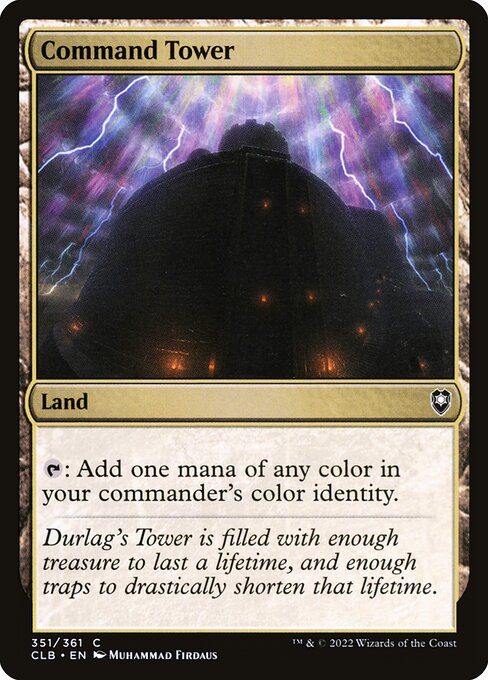 Command Tower (351) [Commander Legends: Battle for Baldur's Gate]