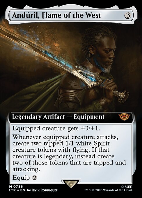 Andúril, Flame of the West (786) [The Lord of the Rings: Tales of Middle-earth] [Extended Art]
