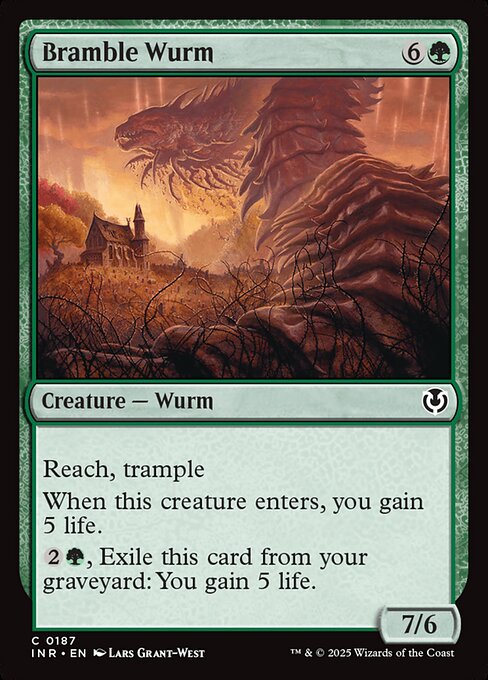 Bramble Wurm (187) [Innistrad Remastered]