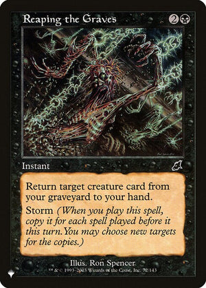 Reaping the Graves (SCG-72) [The List]