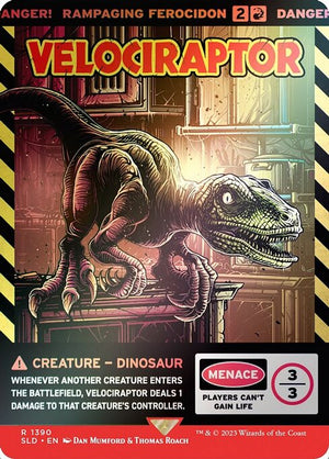 Rampaging Ferocidon (1390★) [Secret Lair Drop] [Full Art, Borderless]