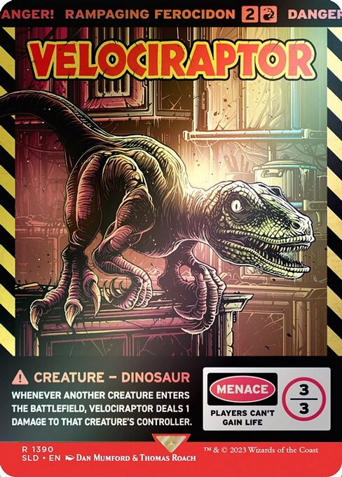Rampaging Ferocidon (1390★) [Secret Lair Drop] [Full Art, Borderless]