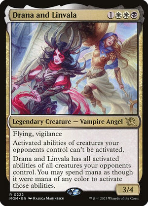 Drana and Linvala (222p) [March of the Machine Promos]