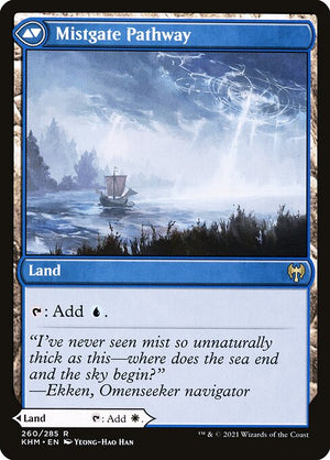 Hengegate Pathway // Mistgate Pathway (260) [Kaldheim] Reverse