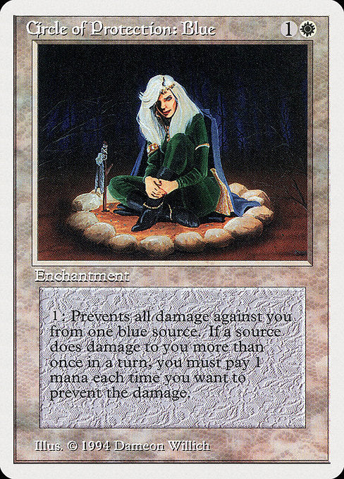Circle of Protection: Blue (10) [Summer Magic / Edgar]