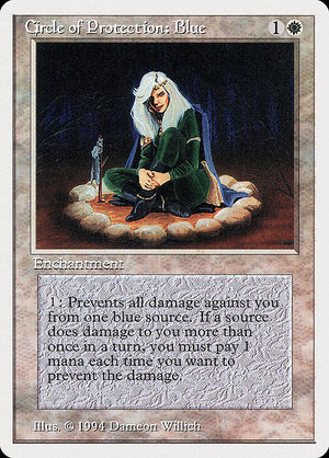 Circle of Protection: Blue (10) [Summer Magic / Edgar]