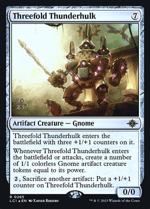 Threefold Thunderhulk (265s) [The Lost Caverns of Ixalan Promos]