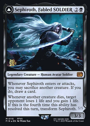 Sephiroth, Fabled SOLDIER // Sephiroth, One-Winged Angel (115s) [Final Fantasy Promos]