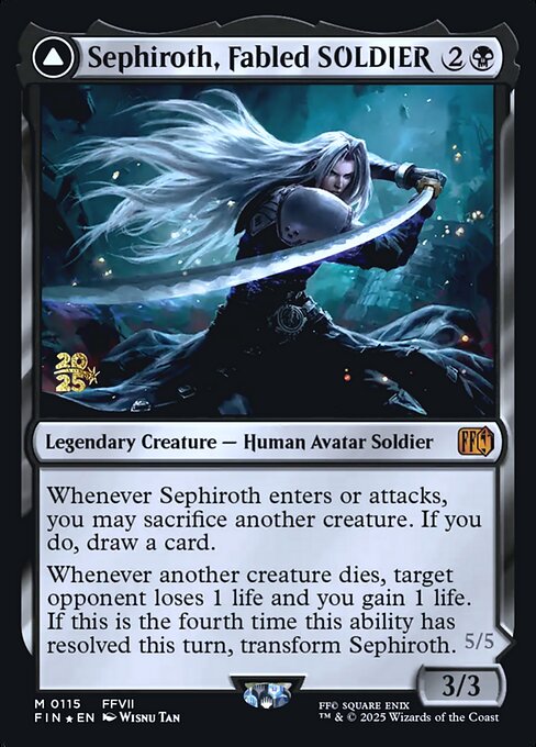 Sephiroth, Fabled SOLDIER // Sephiroth, One-Winged Angel (115s) [Final Fantasy Promos]