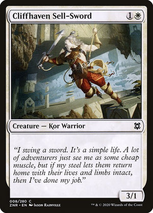 Cliffhaven Sell-Sword (8) [Zendikar Rising]