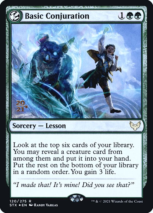 Basic Conjuration (120s) [Strixhaven: School of Mages Promos]