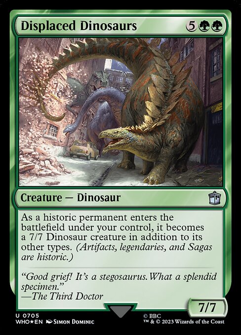 Displaced Dinosaurs (705) [Doctor Who]