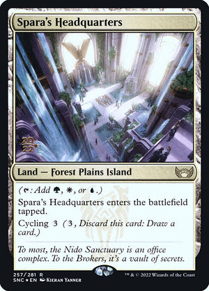 Spara's Headquarters (257s) [Streets of New Capenna Promos]