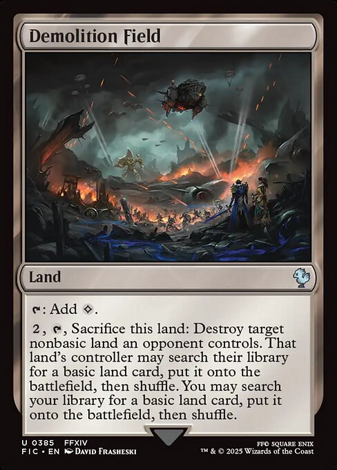 Demolition Field (385) [Final Fantasy Commander]