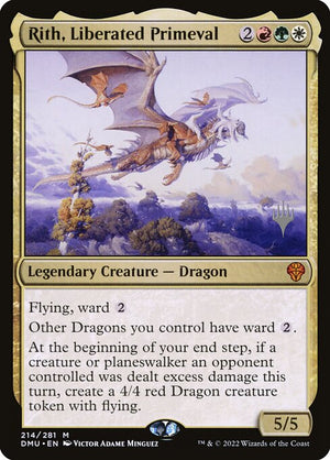 Rith, Liberated Primeval (214p) [Dominaria United Promos]